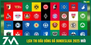 Lịch thi đấu bóng đá Bundesliga 2025